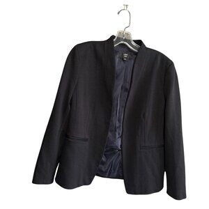 J. Crew 365 Stretch Twill Going Out Blazer Jacket Women's 10 Black Workwear